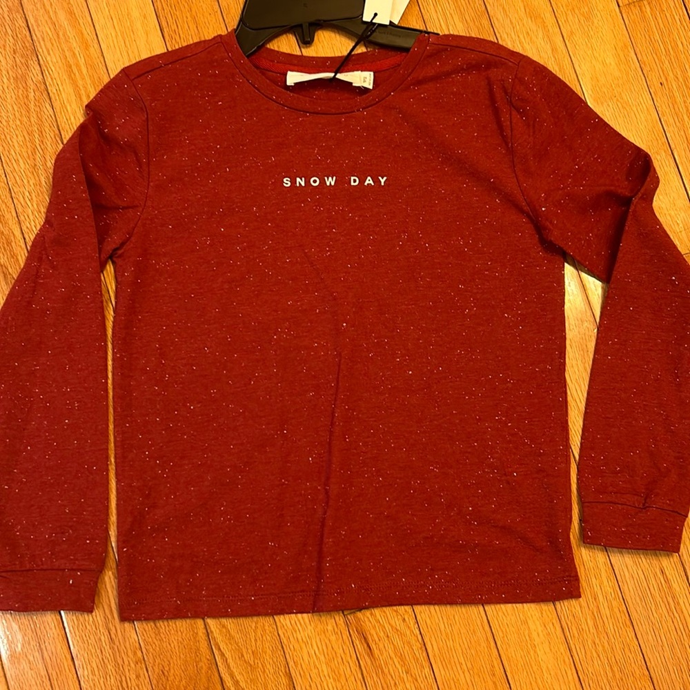 NWT snow day long sleeve shirt